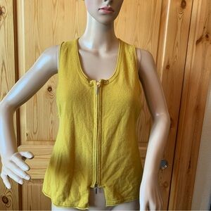 inCashmere Cashmere Sweater Vest Cardigan Size M